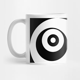 Abstract pattern - black and white. Mug